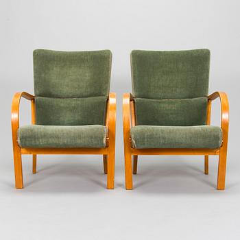 Ilmari Tapiovaara, nojatuolipari, malli 222, Asko 1930/40-luku.