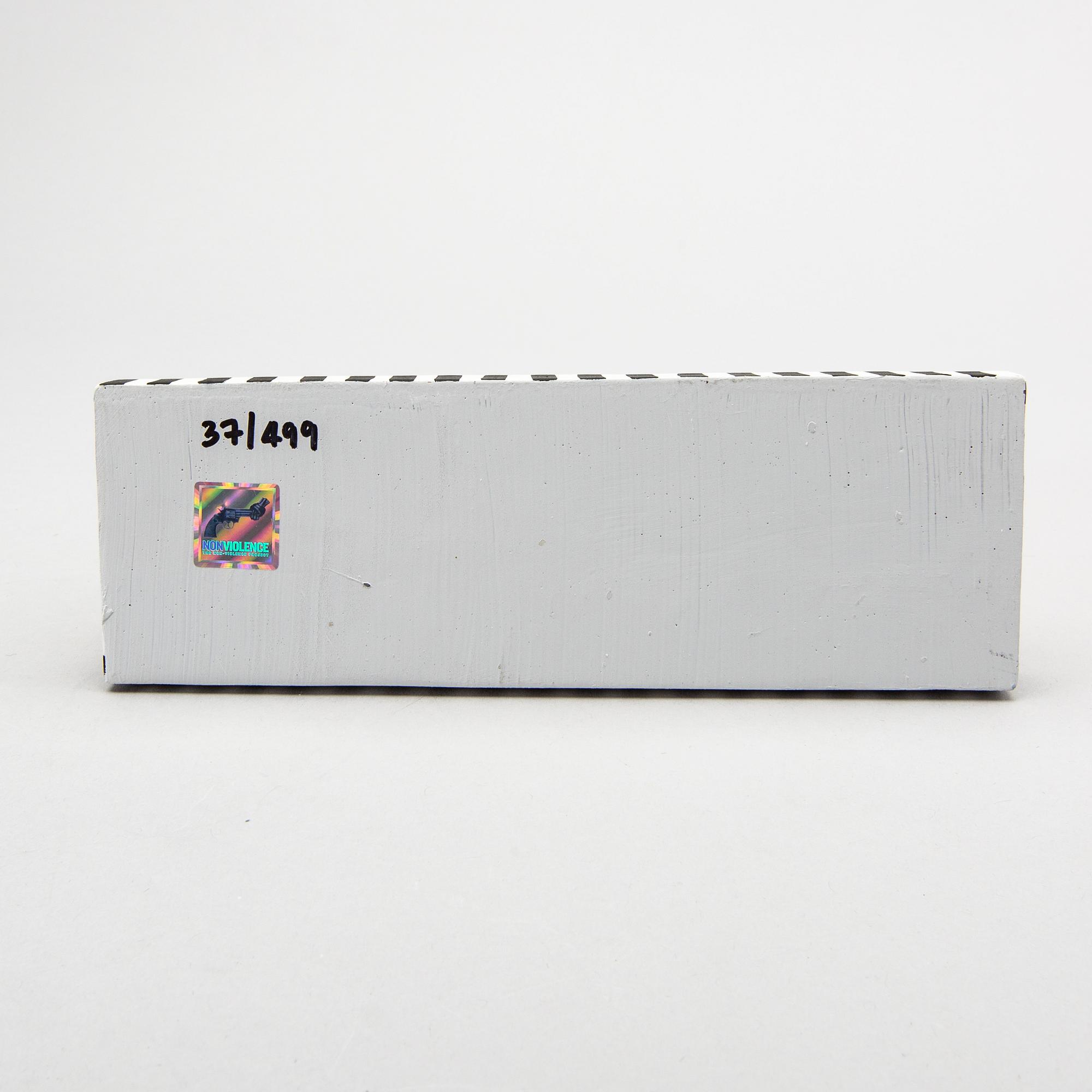 CARL FREDRIK REUTERSWÄRD, Non-Violence foundation, sculpture, numbered 37/499.