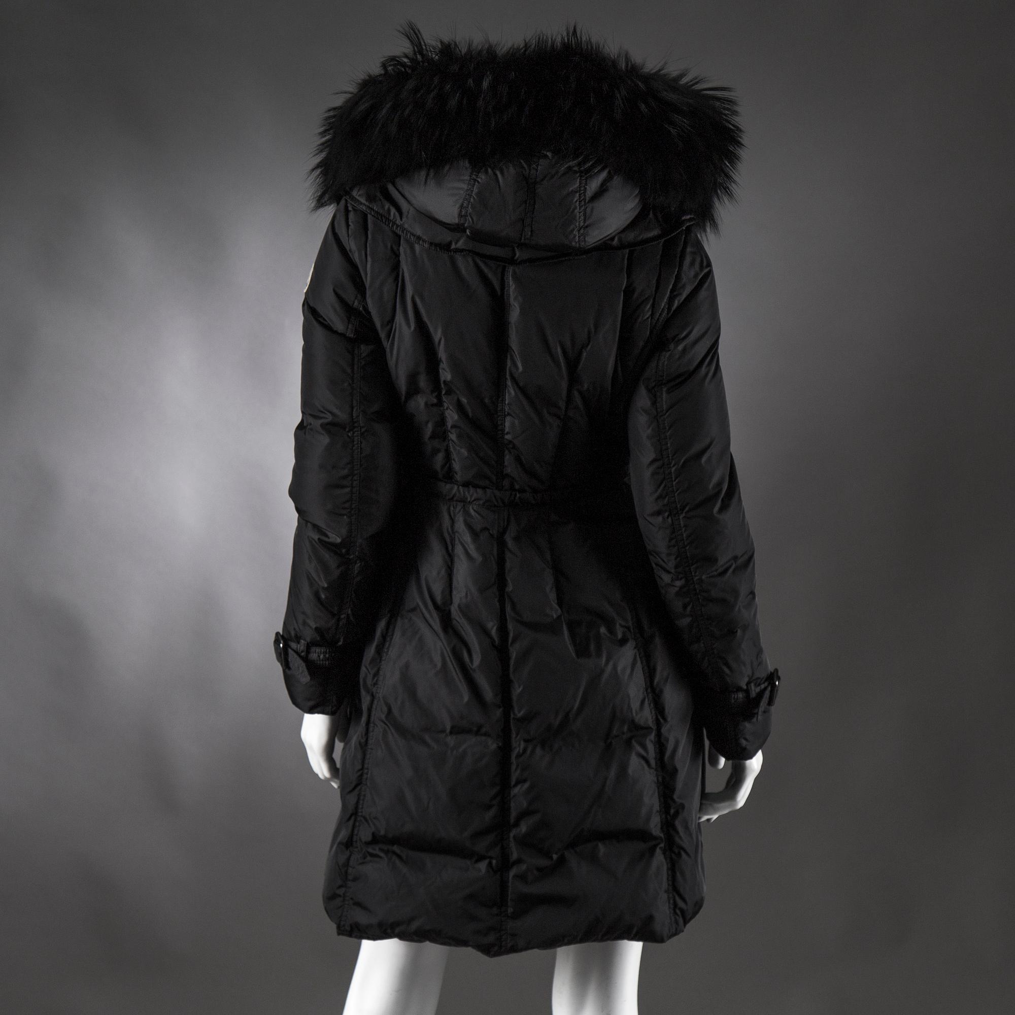 A Moncler down coat, size 2.