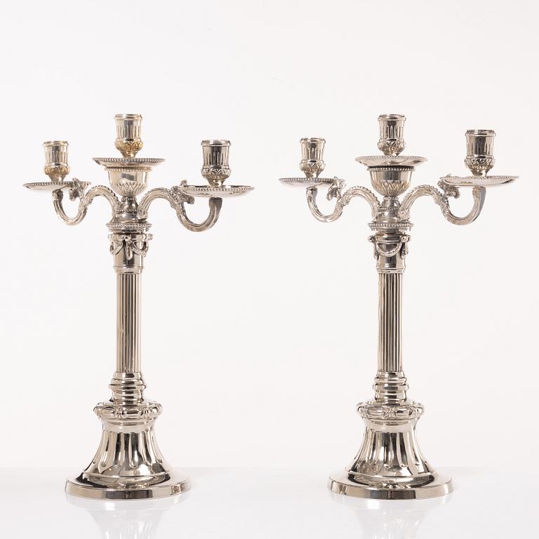 Kandelabrar, ett par "Väsby" Ikea, 1900-talets slut.