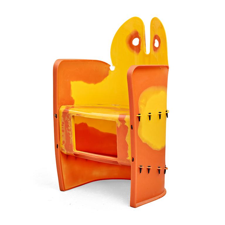 Gaetano Pesce, a "Nobody's perfect" chair for Zerodisegno 2003.