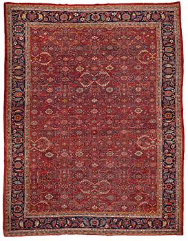 A carpet, Antique Mahal, ca 413,5 x 320-322,5 cm.