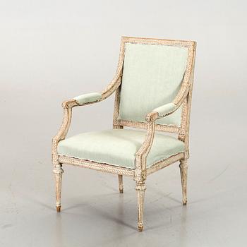 A SWEDISH SIGNED ARMCHAIR Johan Erik Höglander (Stockholm 1777-1813).