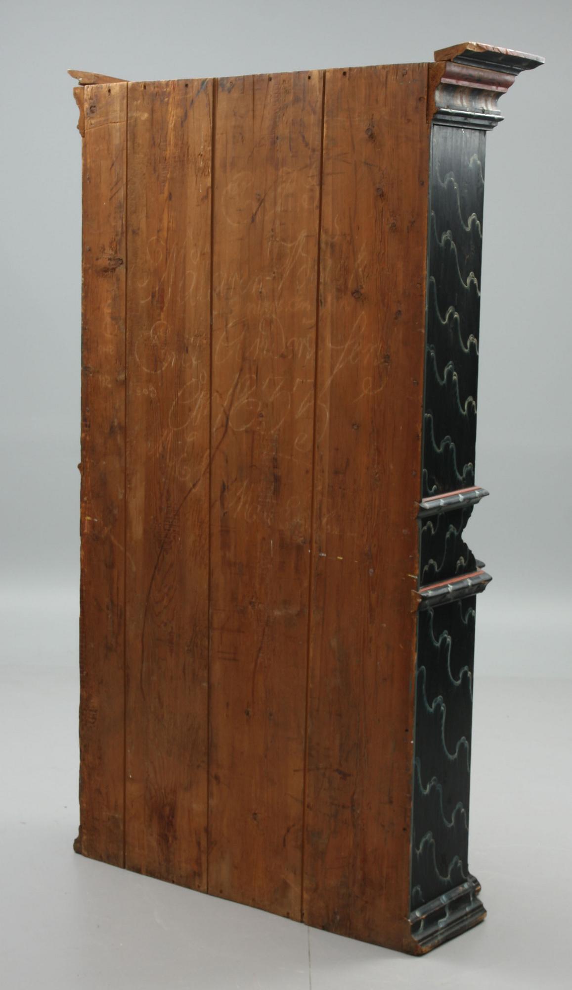 SKÅP, allmoge. Hälsingland, Järvsö. 1800-tal.