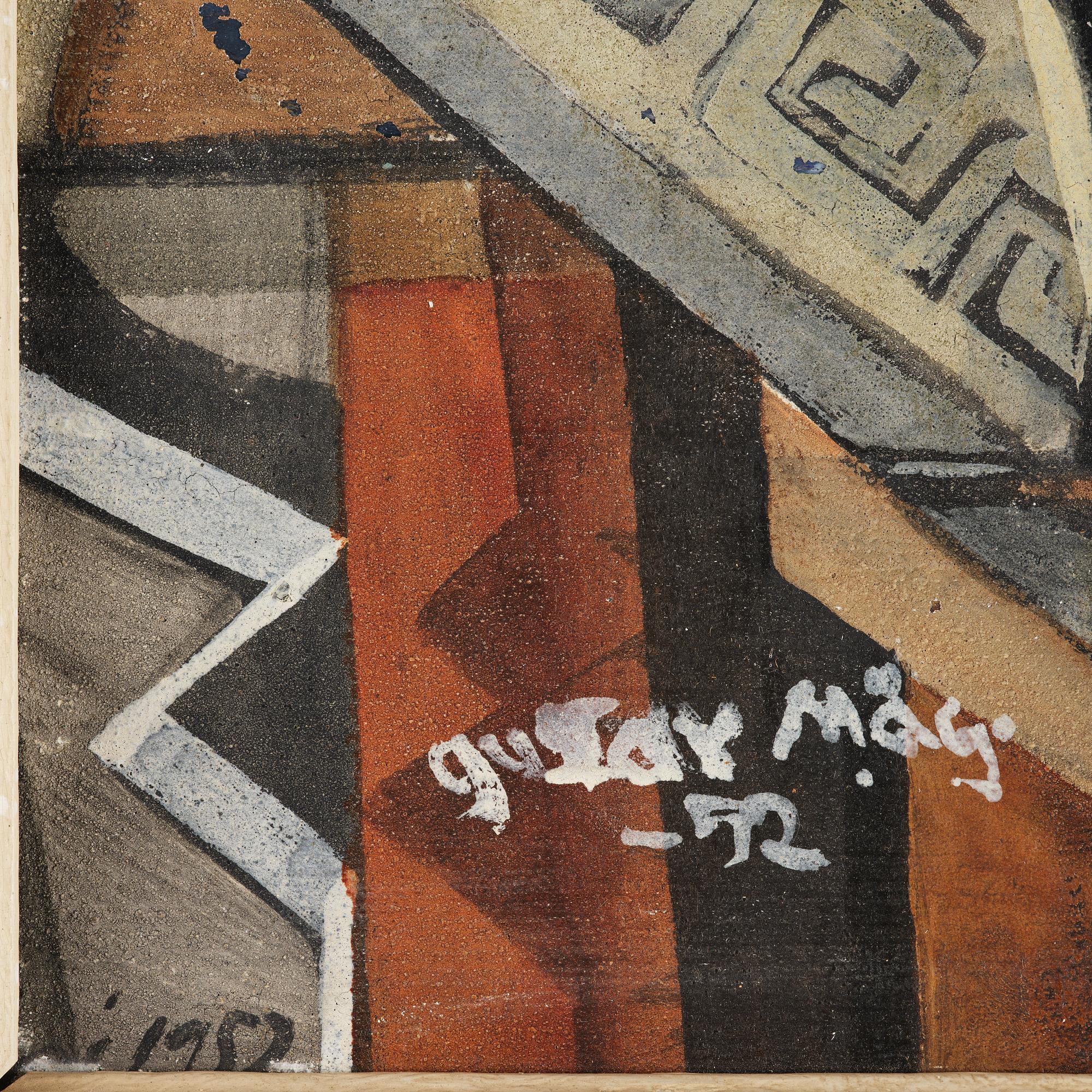 Gustav Mägi, Cubist still life.