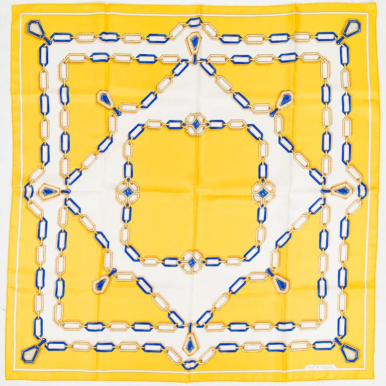 must de Cartier, a silk scarf.