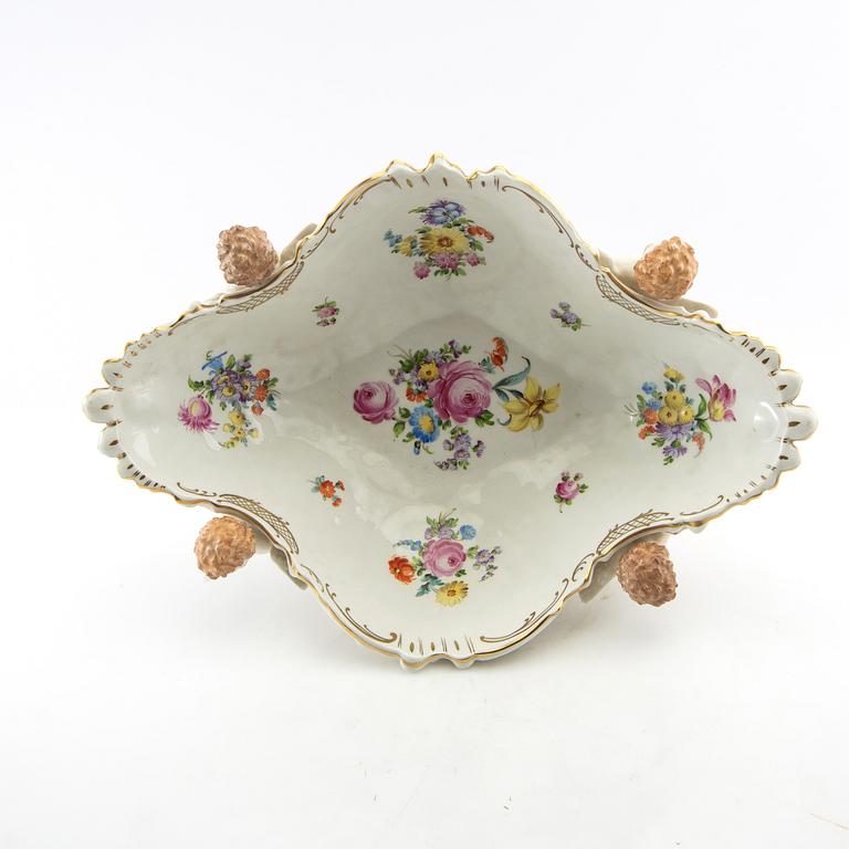 Cup on foot Rococo style Dresden first half of the 20th century porcelain.