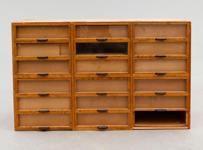 LÅDFACK, 1900-talets andra hälft.