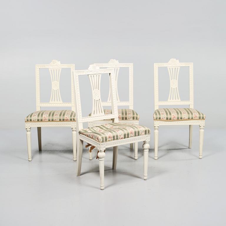 STOLAR, 4 st, gustaviansk stil, 1900-talets första hälft.