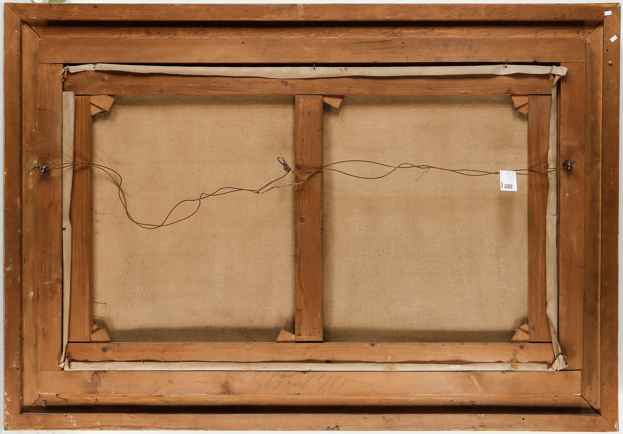 JACOBUS JOHANNES VAN POORTEN, olja på duk, signerad.