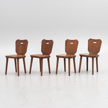 Chairs, 4 pcs, second half of the 20th century.