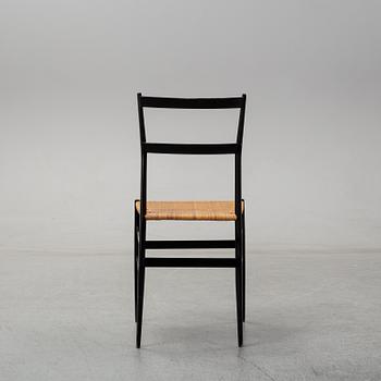 Gio Ponti, a 'Superleggera', chair, early 1960's.