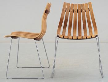 STOLAR, ett par, "Scandia Junior", Hans Bratterud, Hove Möbler, Norge, formgivna 1957.