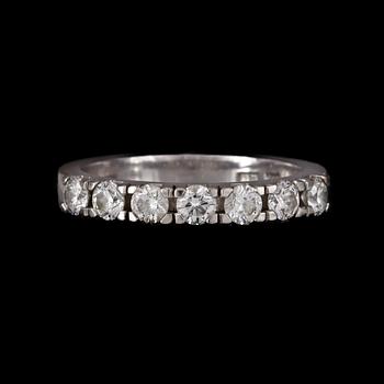 164. RING, brilliant cut diamonds, tot. app. 0.60 cts.