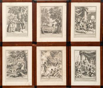 Jean-Baptiste Oudry, after, "Fables by La Fontaine"  27 pcs.