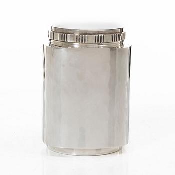 A Swedish silver box with lid, mark of Company MGAB, Uppsala 1968.