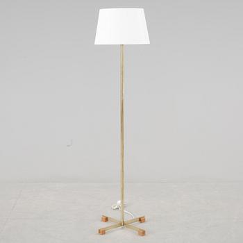 GOLVLAMPA, mässing, Sverige, 1900-tal.