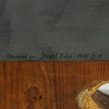 A gustavian style wall clock, 19th / 20th century.