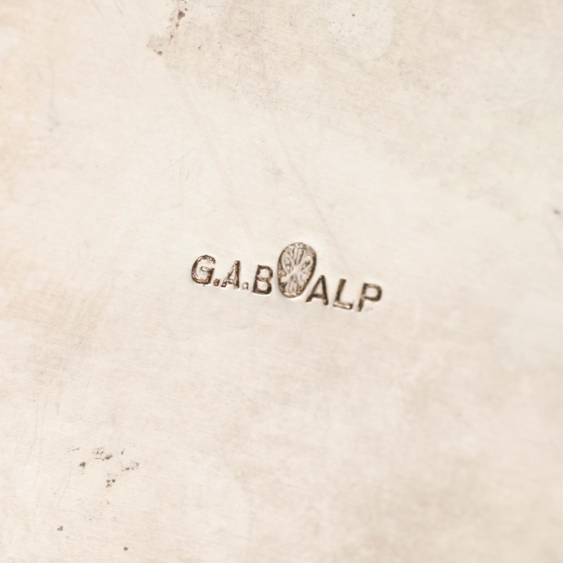 SHAKER, nysilver, Folke Ahrström, Guldsmedsaktiebolaget GAB, Stockholm, 1900-talets första hälft.