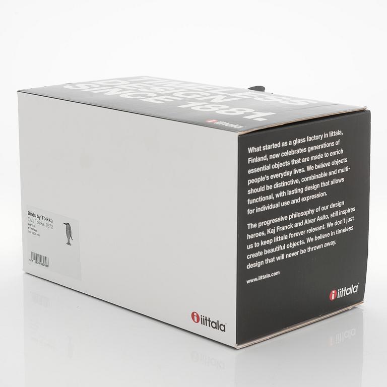 Oiva Toikka, glasfågel, "Waiter", signerad O. Toikka Iittala.