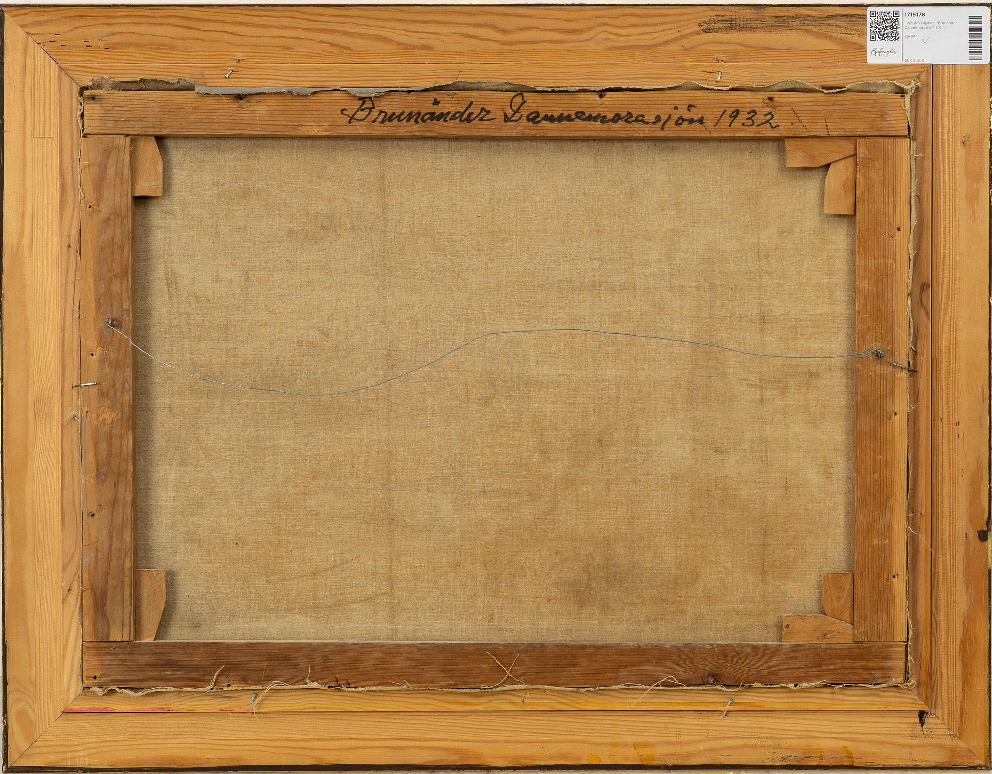 Lindorm Liljefors, 'Brunänder Dannemorasjön (Brown ducks at Dannemora Lake)'.