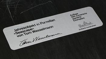 TOM WESSELMAN, porslin, Rosenthal, numrerad 234/500.