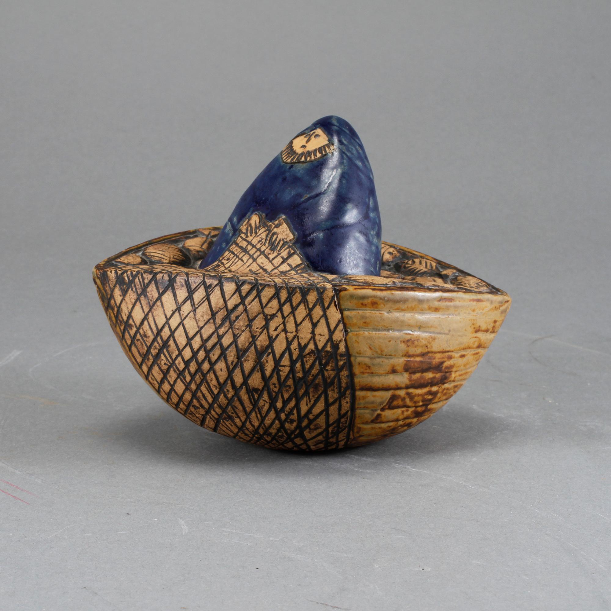 FIGURIN, stengods, Lisa Larson, Gustavsberg, formgiven 1958.