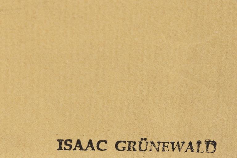 Isaac Grünewald, Sittande modell.