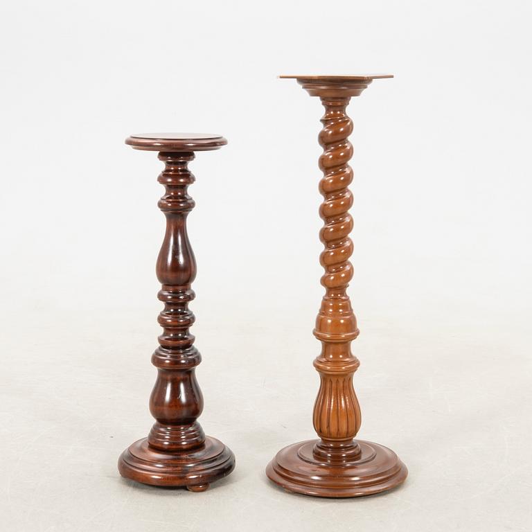 Pedestals 2 pcs 20th century.