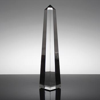 JAN JOHANSSON, sculpture, glass, Orrefors, signed.