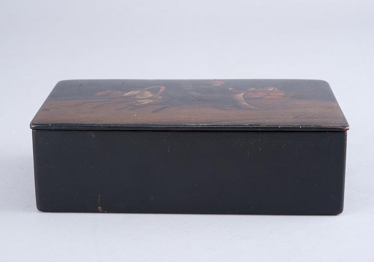 A LACQUER BOX.