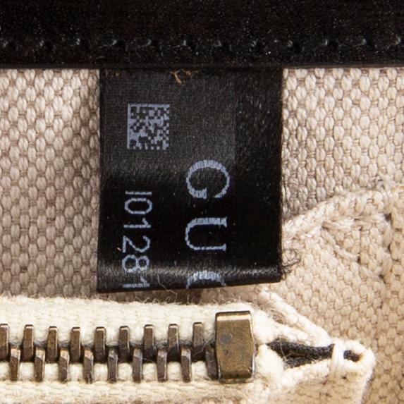 GUCCI, väska, "Black diamante velvet and leather stirrup Top- handle bag".