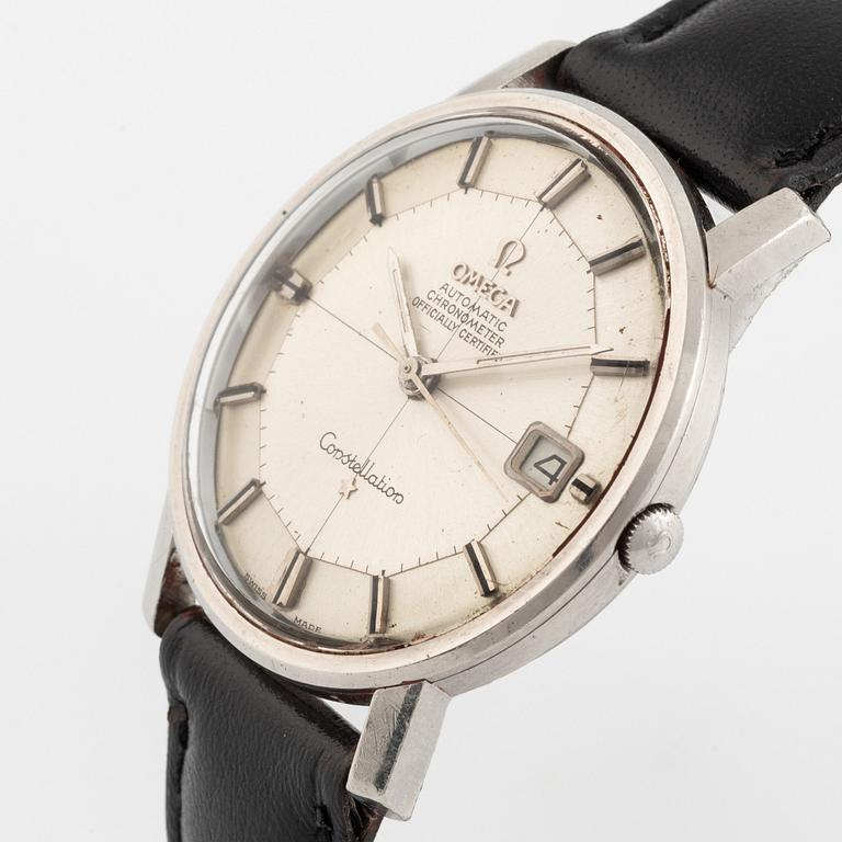 Omega, Constellation, "Pie-Pan", armbandsur, 35 mm.