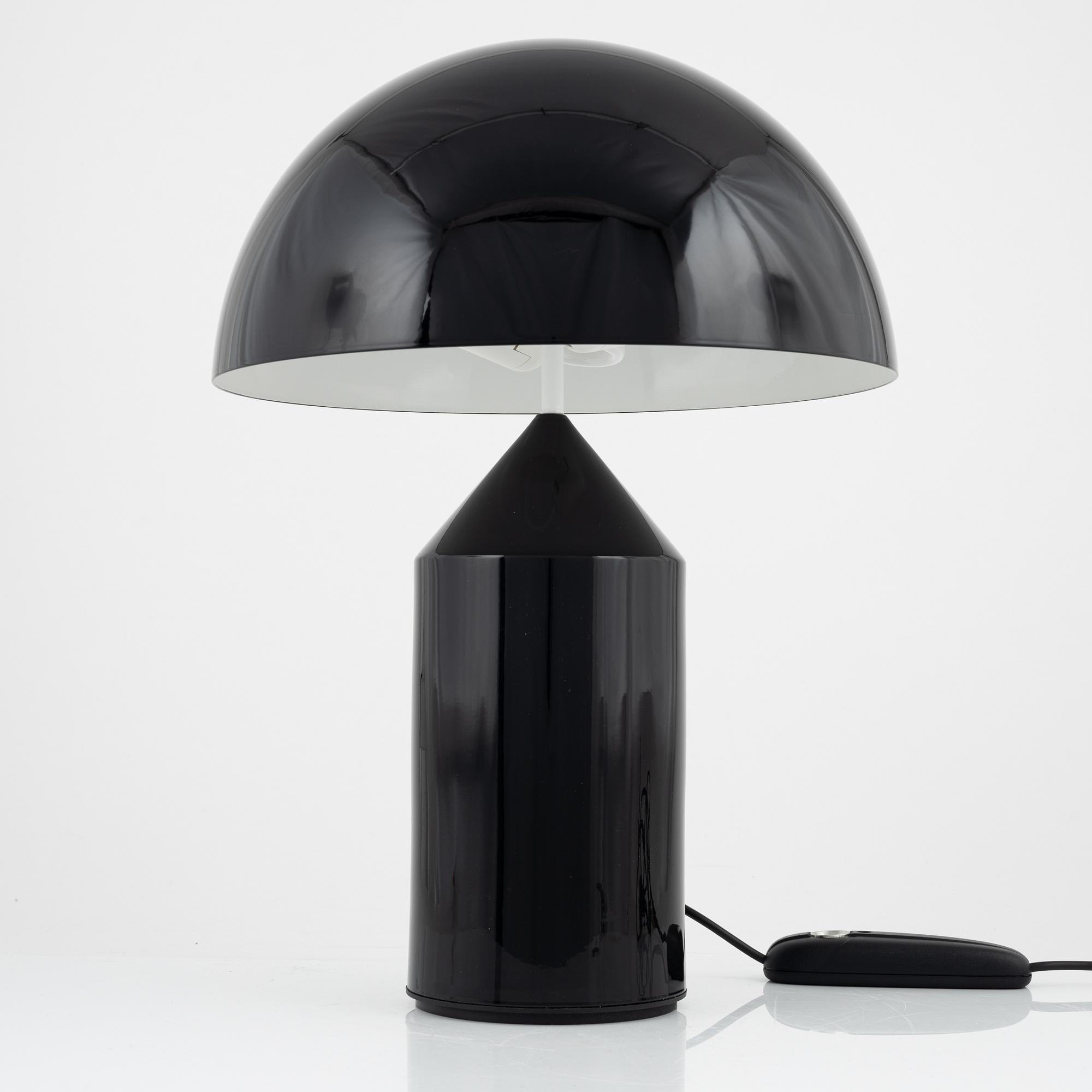 Vico Magistretti, 'Atollo' table lamp from Oluce, Italy.