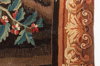 A tapestry "A Pastoral scene", tapestry weave, ca 275,5-278,5 x 407 cm, Aubusson, France, 18th century.