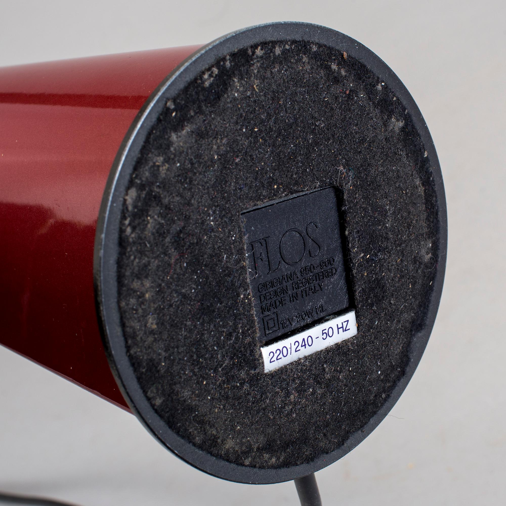 BORDSLAMPA, "Gibigiana", Achille Castiglioni, Flos.