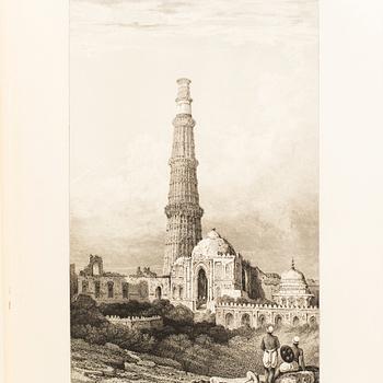 BOOK, 2+1 volumes, about India, among others, Mac Farlane "Indian Empire" part 1+2, 1844.