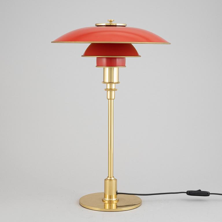 A brass 'PH 3/2 table light by Poul Henningsen for Louis Poulsen, end of the 20th Century.