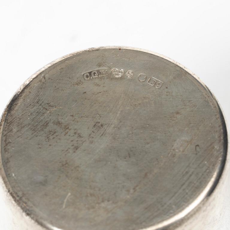 C.G. Hallberg, Six silver cups, Stockholm 1955.