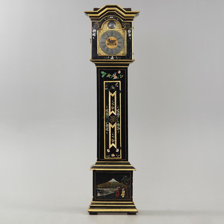 A 18th century Baroque longcase clock.