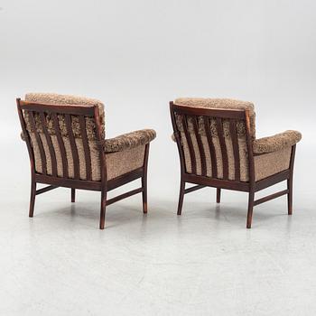 A pair of armchairs, second half of the 20th century.