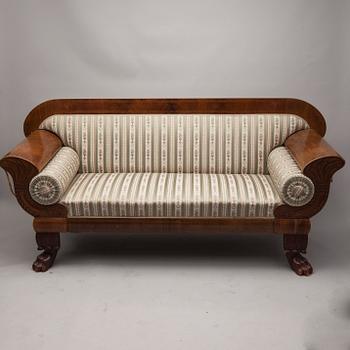 SOFFA, biedermeier, 1800-talets mitt.