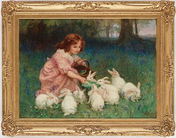 Frederick Morgan, Feeding the Rabbits.