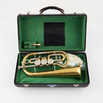 A cornet, Miraphone, Birger Steiner Stockholm.