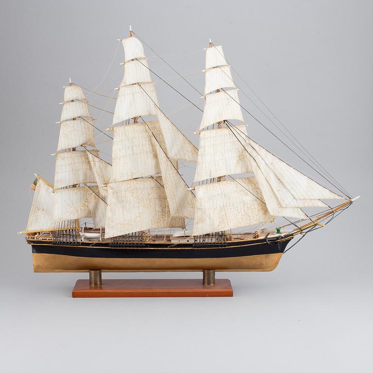 A ship model after the clipper The Flying Cloud, 20th Century.