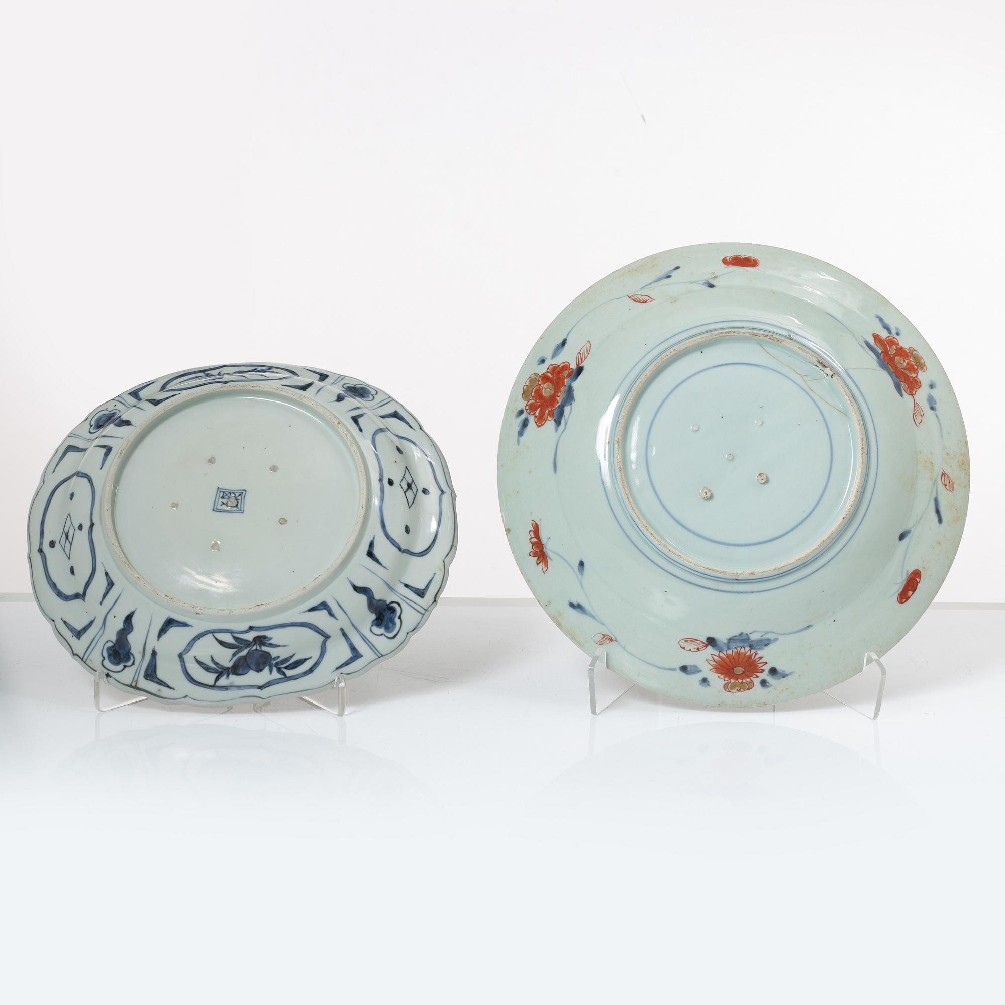 A pair of Japanese dishes, 18th/19th century.