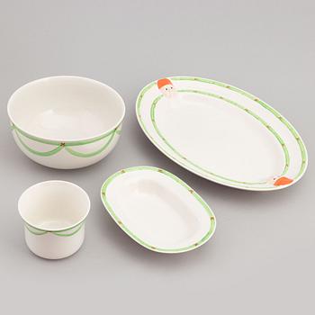 Servis, 44 delar, porslin,  "God Jul", Gustavsberg, 1900-talets andra hälft.