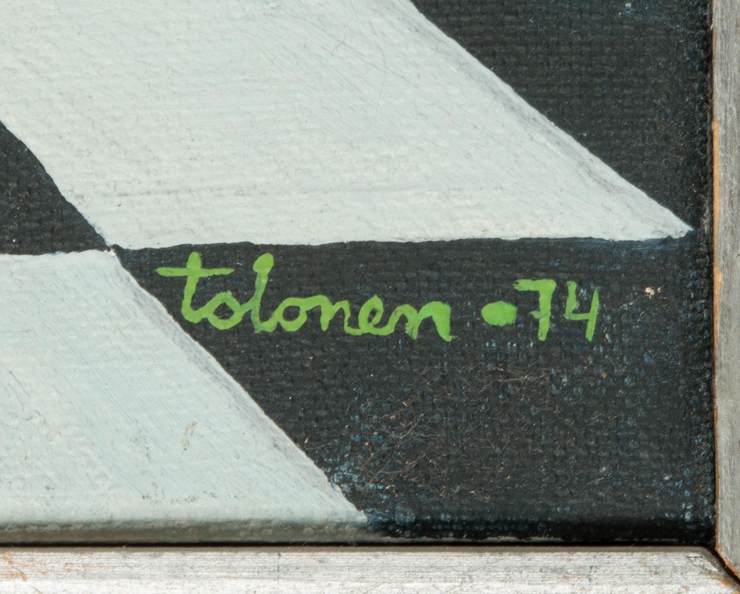 Kari Juhani Tolonen, öljy kankaalle, signeerattu ja päivätty -74.