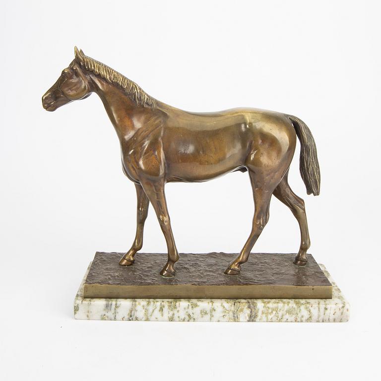 Hans Guradze, skulptur signerad brons.