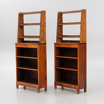 A pair of bookcases, 1930's/40's.